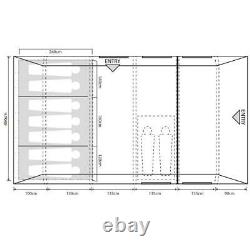 Outdoor Revolution Camp Star 700 7 Berth Inflatable Tunnel Tent Bundle Deal