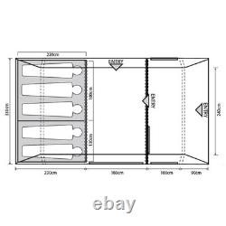 Outdoor Revolution Camp Star Tent 500xl 5 Person Poled Family Camping Tent
