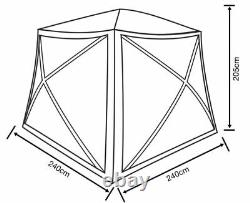 Outdoor Revolution Cayman Screenhouse 5 D Pop up Gazebo / Day Tent