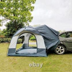 Outdoor SUV Car Tent Waterproof 150D Oxford Car Rear Camping Tent for 3 persons