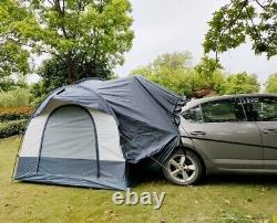 Outdoor SUV Car Tent Waterproof 150D Oxford Car Rear Camping Tent for 3 persons