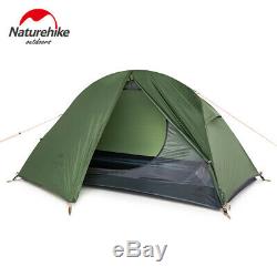 Outdoor Single Ultralight Tent Double-layer Professional Camping Wild Tent 20D
