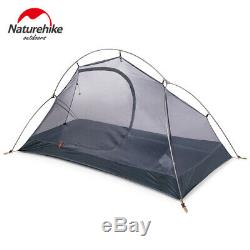 Outdoor Single Ultralight Tent Double-layer Professional Camping Wild Tent 20D
