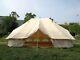 Outdoor Twin Pole Of Cotton Canvas 6x4m Emperor Bell Yurttent Camping Familytent