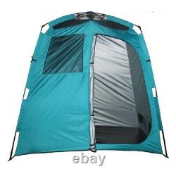 Outdoor double shower tent, bathing and dressing dual-use privacy portable tent