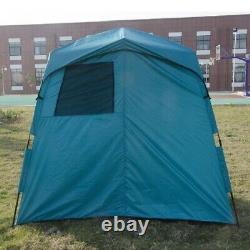 Outdoor double shower tent, bathing and dressing dual-use privacy portable tent