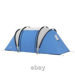 Outsunny 2 Bedroom Camping Tent with Living Area, 3000mm Waterproof Refurbished