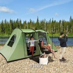 Outsunny 3-4 Man Tunnel Tent with Sewn in Floor, 3000mm Waterproof Refurbished
