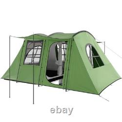 Outsunny 3-4 Man Tunnel Tent with Sewn in Floor, 3000mm Waterproof Refurbished