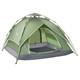 Outsunny 3 Man Camping Tent Automatic Pop Up Double Layer Dark Green
