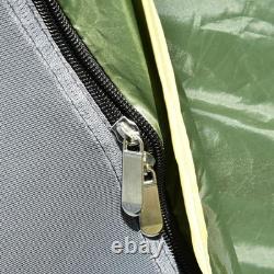 Outsunny 3 Man Camping Tent Automatic Pop Up Double Layer Dark Green