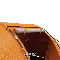 Outsunny 4-6 Man Camping Tent with Two Bedroom, Hiking Sun Shelter, UV Protection