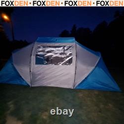 Outsunny 4-6 Persons Camping Tent Dome Family Travel Group Hiking Room Fishing