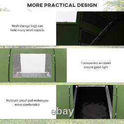 Outsunny 4-6 Persons Camping Tent Dome Family Travel Group Hiking Room Fishing