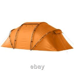 Outsunny 4 Person Camping Tent Dome Family Travel Group Hiking Room Fishing