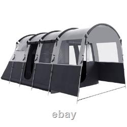 Outsunny 8-Person Tunnel Camping Tent, Refurbished