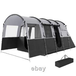 Outsunny 8-Person Tunnel Camping Tent, Refurbished