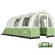 Outsunny Camping Tent, 3000mm Waterproof Family Tent For 5-6 Man, Green