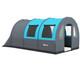 Outsunny Camping Tent, 3000mm Waterproof Family Tent For 5-6 Man, Grey And Blue