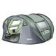 Outsunny Camping Tent Dome Pop-up Shelter With Windows For 4-5 Person Dark Green