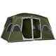 Outsunny Camping Tent, Family Tent 4-8 Person 2 Room, With Large Mesh Windows, E