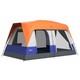 Outsunny Camping Tent With 3000mm Waterproof Rainfly And Screen Panels, Orange