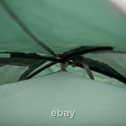 Outsunny Dome Tent for 3-4 Person Family Tent with Large Windows Waterproof Gree