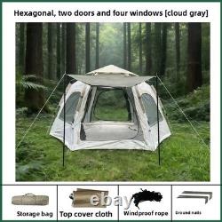 Outsunny Inflatable Camping Tent, 2 Man Tent, Dark Blue