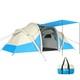 Outsunny Inflatable Tent With Air Pump Tunnel Design For 4 Person, Sky Blue