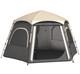 Outsunny Instant Camping Tent Outdoor 4 Person Easy Setup Dome Tent Dark Grey