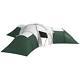 Outsunny Large Camping Tent With 3 Bedroom, Living Area And Porch For 6-9 Man