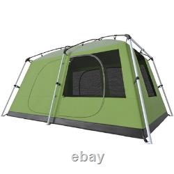 Outsunny Two Room Dome Tent Camping Shelter with Porch & Carry Bag Refurbished