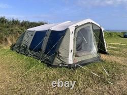 Outwell Air Sundale 7PA, 7 Man Air Tent with Footprint used twice this summer