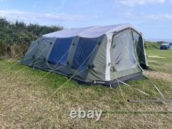 Outwell Air Sundale 7PA, 7 Man Air Tent with Footprint used twice this summer