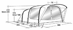 Outwell Cedarville 5a Inflatable Air Tent 5 Berth 110896