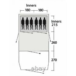 Outwell Clarkson 6 air Tent including Footprint