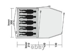 Outwell Cloud 5 Plus Lightweight Dome Tent (111482) Hiking Camping Compact Pack