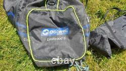 Outwell Eastwood 6 six man berth person family camping tent extra large VGC