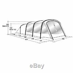 Outwell Glendo 6A Inflatable Family Tunnel Tent 2019