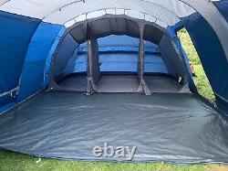 Outwell Harwood 6 Person Tunnel Tent Built-in Groundsheet Flexible Sleeping Area