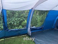 Outwell Harwood 6 Person Tunnel Tent Built-in Groundsheet Flexible Sleeping Area
