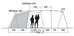 Outwell Jacksondale 5PA 2023 Tent 5 Person Family Tent Green (OUT0047)