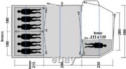 Outwell Knightdale 7PA Ait Tent 7 Berth Family Tent
