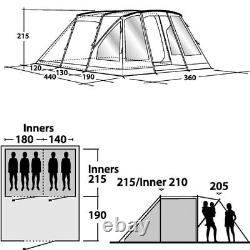 Outwell Malibu 5 Family Camping Tent 5 Berth Caravan Holidays