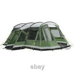 Outwell Montana 6 person Tent With Front Awning Attachment Green Camping Large