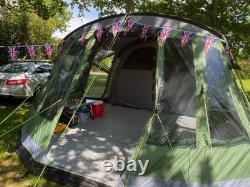 Outwell Montana 600P 6 Berth Family Tent + Awning, Carpet, Footprint & Extras