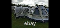 Outwell Norfolk Lake Family Tent, side-extension & Carpet. Excellent Condition