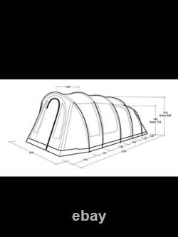 Outwell Phoenix 5 Tent. Used once! Immaculate