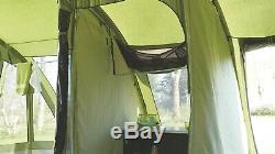 Outwell Wolf Lake 7 Tent. Large Family Tent + Ground Sheet. Technical Cotton