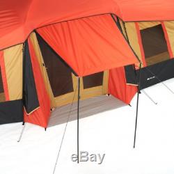 Ozark Trail 10 PERSON 3 ROOM Vacation Cabin Large Family Camping TENT Canopy